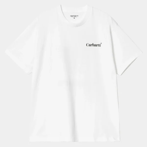 Carhartt WIP T-Shirts & Polos>S/S Fold Duck T-Shirt White