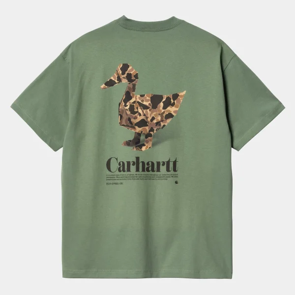 Carhartt WIP T-Shirts & Polos>S/S Fold Duck T-Shirt Duck Green