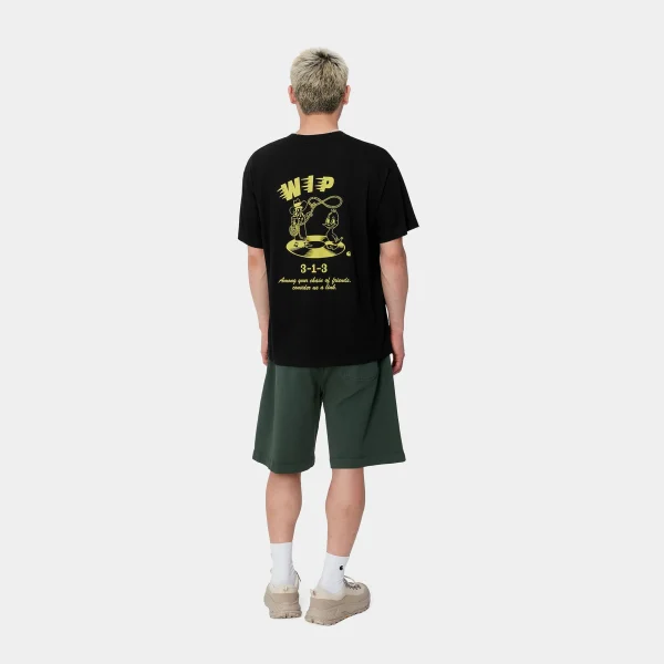 Carhartt WIP T-Shirts & Polos>S/S Friendship T-Shirt Black / Yellow