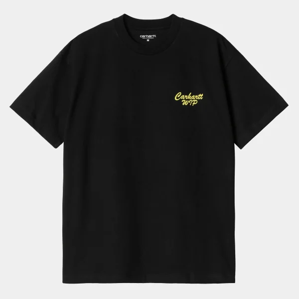 Carhartt WIP T-Shirts & Polos>S/S Friendship T-Shirt Black / Yellow