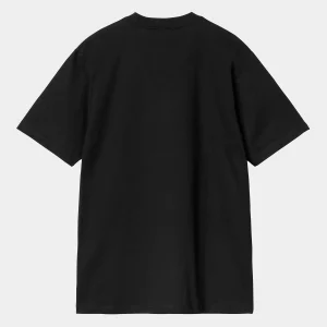 Carhartt WIP T-Shirts & Polos>S/S Fun Run T-Shirt Black / Dusty Ice