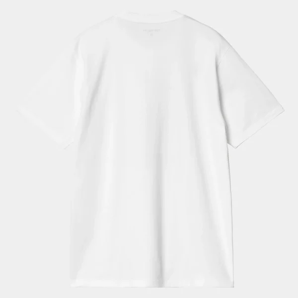 Carhartt WIP T-Shirts & Polos>S/S Fun Run T-Shirt White / Red