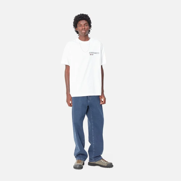 Carhartt WIP T-Shirts & Polos>S/S Gelato T-Shirt White