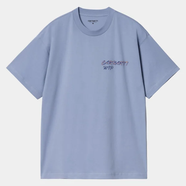 Carhartt WIP T-Shirts & Polos>S/S Gelato T-Shirt Charm Blue