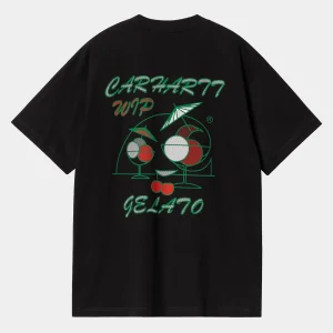 Carhartt WIP T-Shirts & Polos>S/S Gelato T-Shirt Black