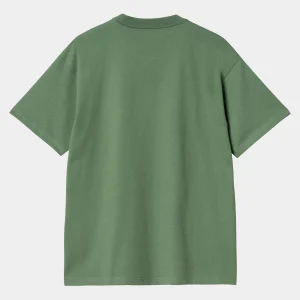 Carhartt WIP T-Shirts & Polos>S/S Graphic Works T-Shirt Duck Green