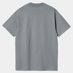 Carhartt WIP T-Shirts & Polos>S/S Graphic Works T-Shirt Dove Grey