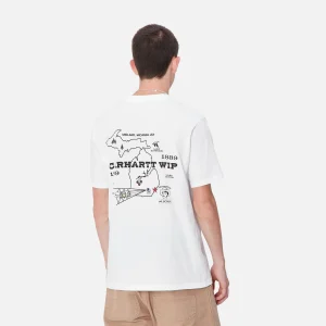 Carhartt WIP T-Shirts & Polos>S/S Home State T-Shirt White