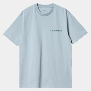 Carhartt WIP T-Shirts & Polos>S/S Home State T-Shirt Dusty Ice