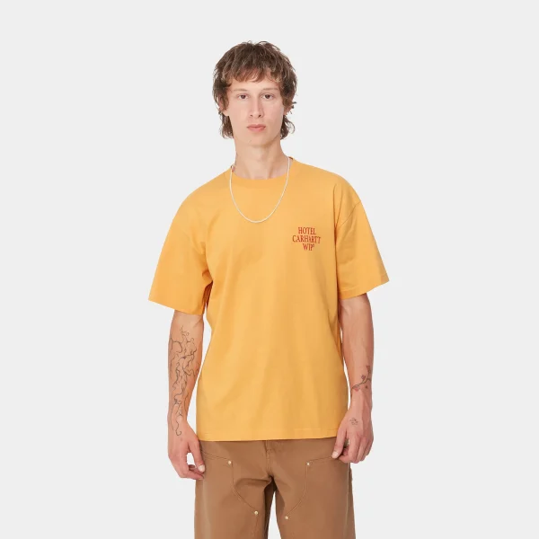 Carhartt WIP T-Shirts & Polos>S/S Hotel Keys T-Shirt Winter Spice / Red