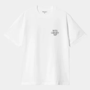 Carhartt WIP T-Shirts & Polos>S/S Hotel Keys T-Shirt White / Black