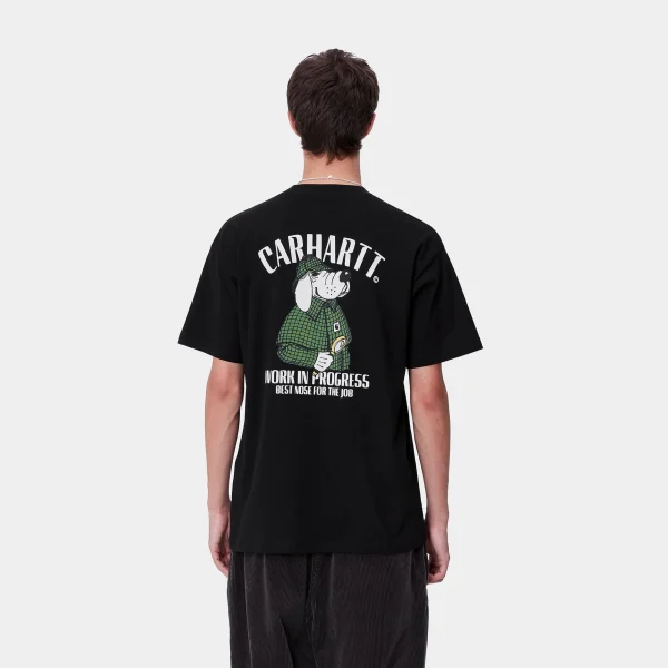 Carhartt WIP T-Shirts & Polos>S/S Inspector T-Shirt Black