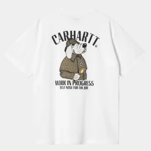 Carhartt WIP T-Shirts & Polos>S/S Inspector T-Shirt White