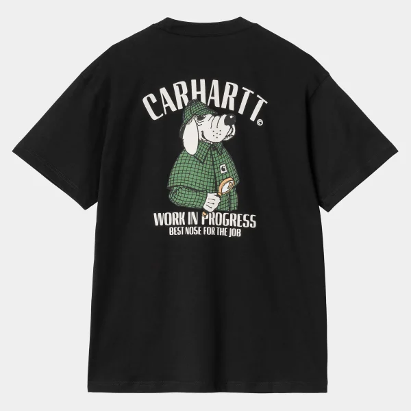 Carhartt WIP T-Shirts & Polos>S/S Inspector T-Shirt Black