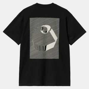 Carhartt WIP T-Shirts & Polos>S/S Jalou C T-Shirt Black / Grey