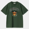 Carhartt WIP T-Shirts & Polos>S/S Lazy Duck Academy T-Shirt Sycamore Tree