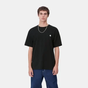 Carhartt WIP T-Shirts & Polos>S/S Madison T-Shirt Black / White