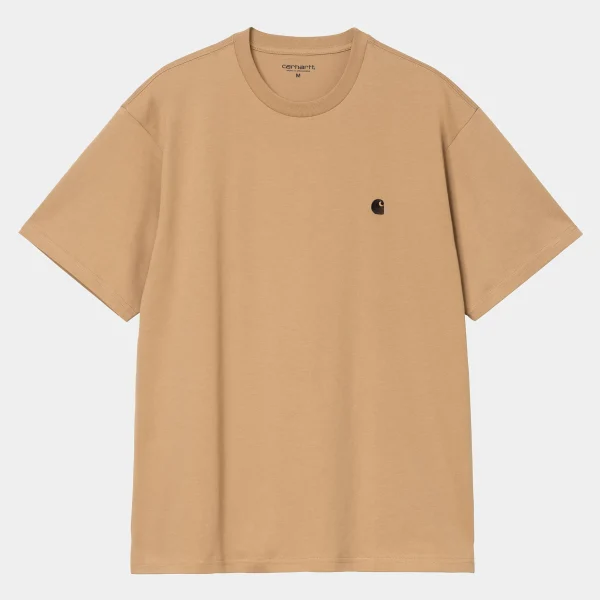 Carhartt WIP T-Shirts & Polos>S/S Madison T-Shirt Peanut / Black