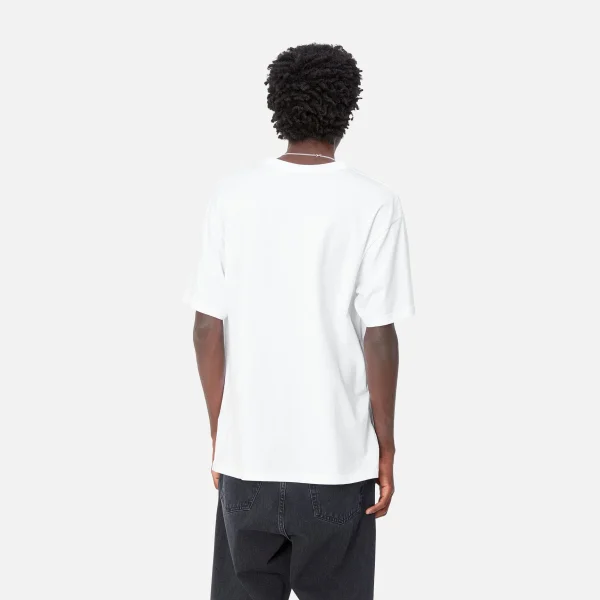 Carhartt WIP T-Shirts & Polos>S/S Madison T-Shirt White / Black