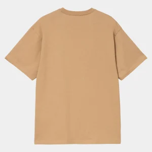 Carhartt WIP T-Shirts & Polos>S/S Madison T-Shirt Peanut / Black