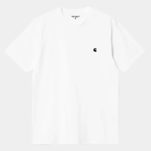 Carhartt WIP T-Shirts & Polos>S/S Madison T-Shirt White / Black