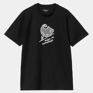 Carhartt WIP T-Shirts & Polos>S/S Move On Up T-Shirt Black / White