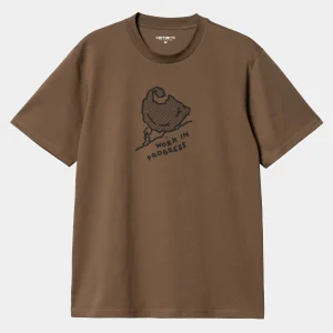 Carhartt WIP T-Shirts & Polos>S/S Move On Up T-Shirt Chocolate / Black