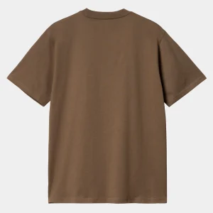 Carhartt WIP T-Shirts & Polos>S/S Move On Up T-Shirt Chocolate / Black