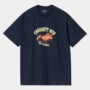 Carhartt WIP T-Shirts & Polos>S/S Noisy T-Shirt Air Force Blue