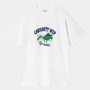 Carhartt WIP T-Shirts & Polos>S/S Noisy T-Shirt White