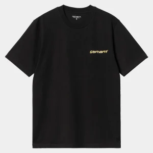 Carhartt WIP T-Shirts & Polos>S/S Noodle Soup T-Shirt Black