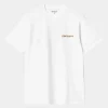 Carhartt WIP T-Shirts & Polos>S/S Noodle Soup T-Shirt White