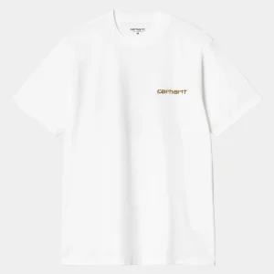 Carhartt WIP T-Shirts & Polos>S/S Noodle Soup T-Shirt White