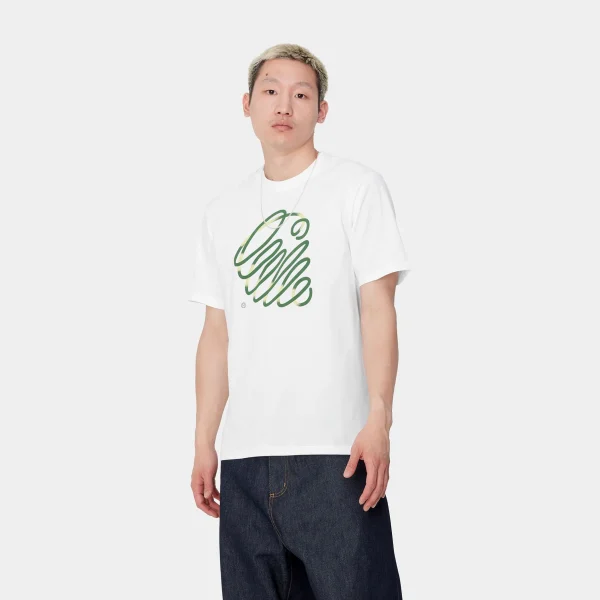 Carhartt WIP T-Shirts & Polos>S/S Noodle T-Shirt White