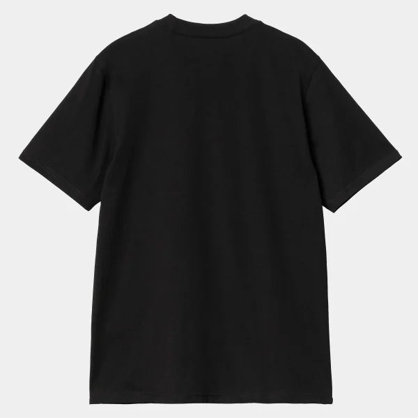 Carhartt WIP T-Shirts & Polos>S/S Paradise Script T-Shirt Black