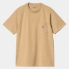 Carhartt WIP T-Shirts & Polos>S/S Pocket T-Shirt Dusty H Brown