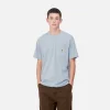 Carhartt WIP T-Shirts & Polos>S/S Pocket T-Shirt Misty Sky