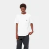 Carhartt WIP T-Shirts & Polos>S/S Pocket T-Shirt White