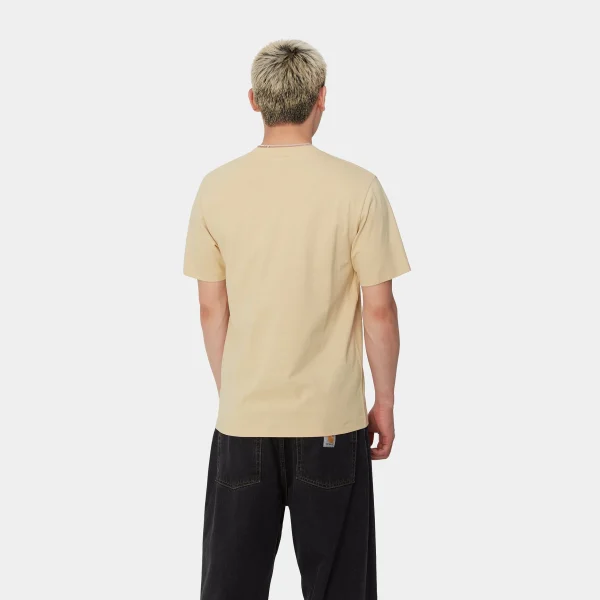 Carhartt WIP T-Shirts & Polos>S/S Pocket T-Shirt Cornsilk