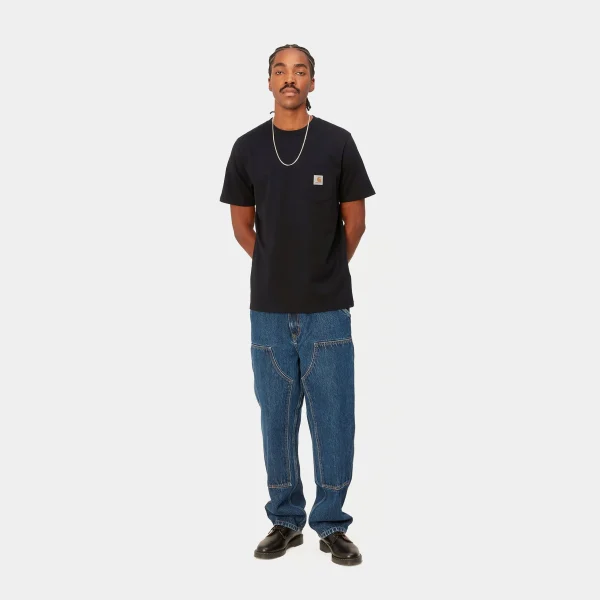 Carhartt WIP T-Shirts & Polos>S/S Pocket T-Shirt Black