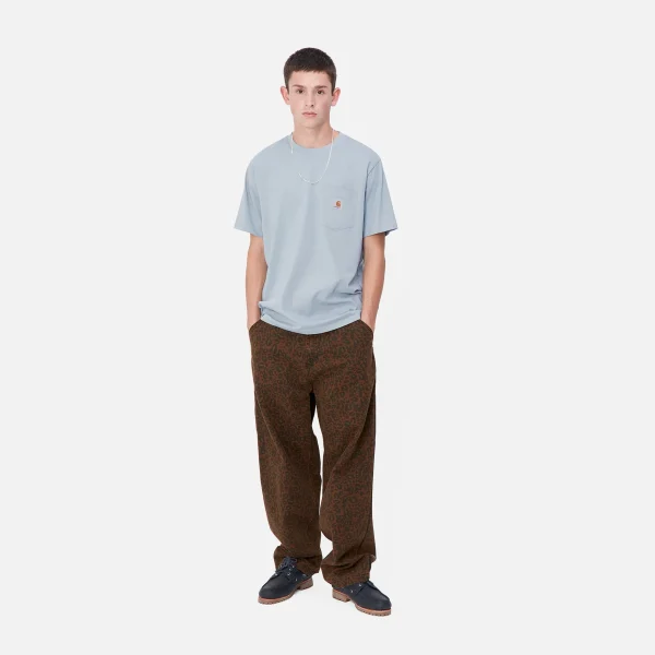 Carhartt WIP T-Shirts & Polos>S/S Pocket T-Shirt Misty Sky