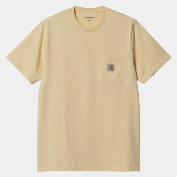 Carhartt WIP T-Shirts & Polos>S/S Pocket T-Shirt Cornsilk