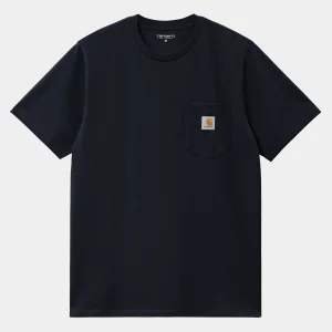 Carhartt WIP T-Shirts & Polos>S/S Pocket T-Shirt Dark Navy