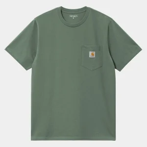 Carhartt WIP T-Shirts & Polos>S/S Pocket T-Shirt Duck Green