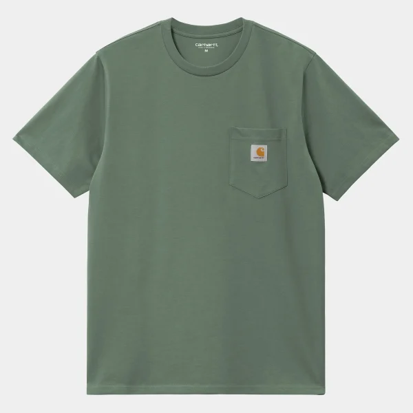 Carhartt WIP T-Shirts & Polos>S/S Pocket T-Shirt Duck Green