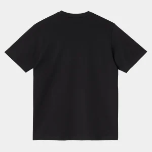 Carhartt WIP T-Shirts & Polos>S/S Pocket T-Shirt Black