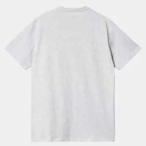 Carhartt WIP T-Shirts & Polos>S/S Pocket T-Shirt Ash Heather