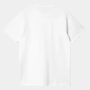 Carhartt WIP T-Shirts & Polos>S/S Pocket T-Shirt White