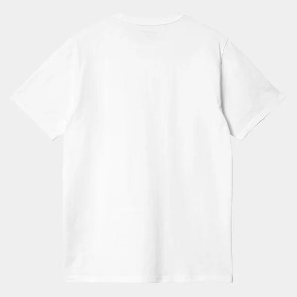 Carhartt WIP T-Shirts & Polos>S/S Pocket T-Shirt White