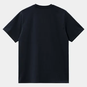 Carhartt WIP T-Shirts & Polos>S/S Pocket T-Shirt Dark Navy